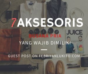 asksesoris busana untuk pria lengkap dan wajib