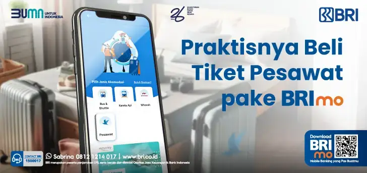 mudahnya cara memesan tiket pesawat di brimo